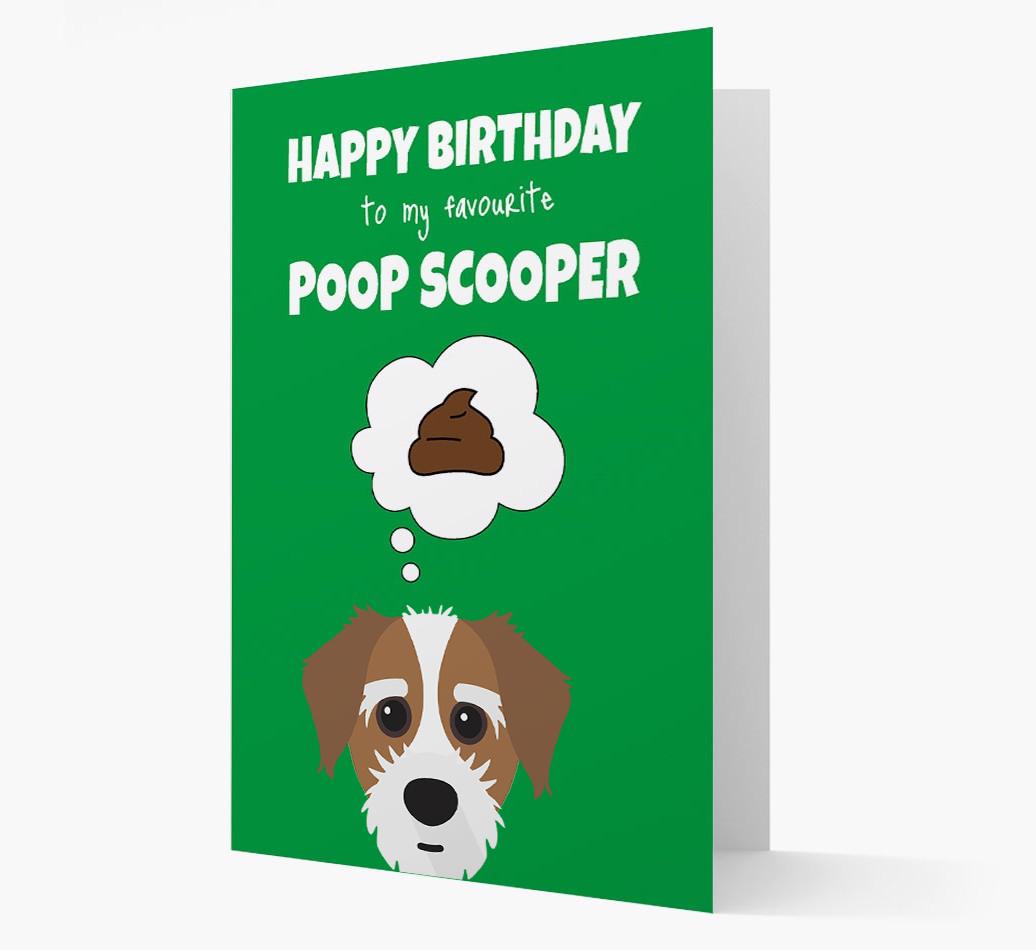 Card 'Poop Scooper' with {breedCommonName} Icon