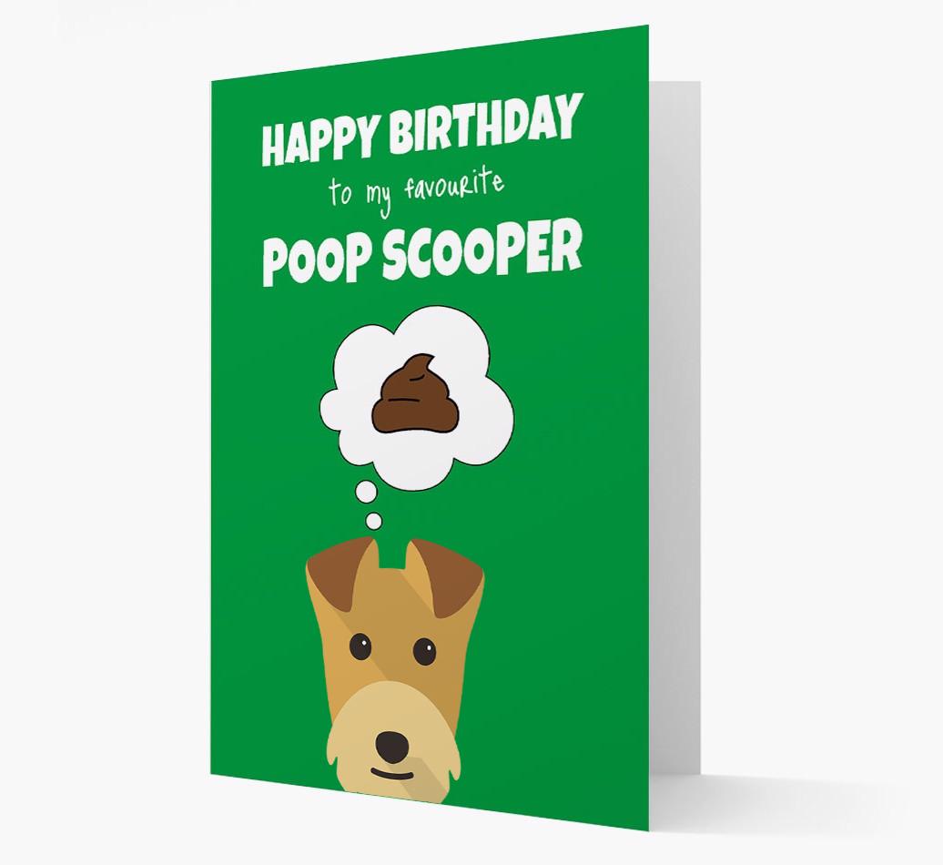 Card 'Poop Scooper' with {breedCommonName} Icon