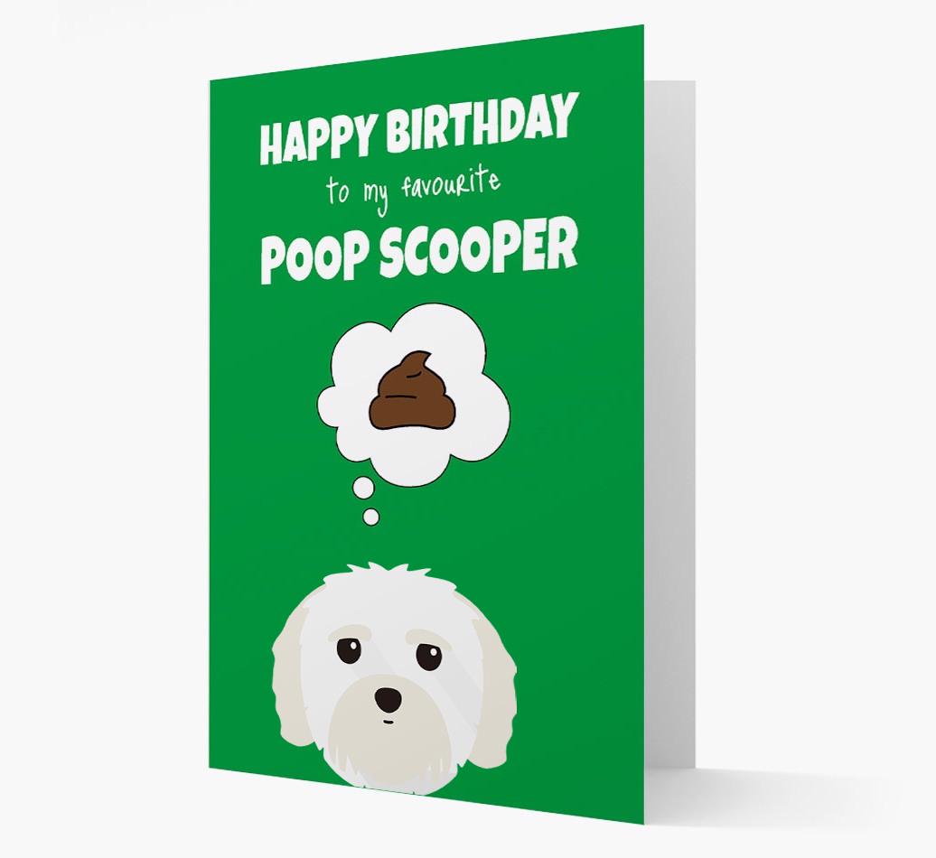 Card 'Poop Scooper' with {breedCommonName} Icon