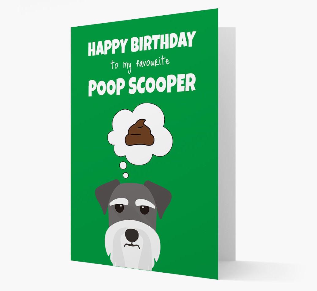 Card 'Poop Scooper' with {breedCommonName} Icon