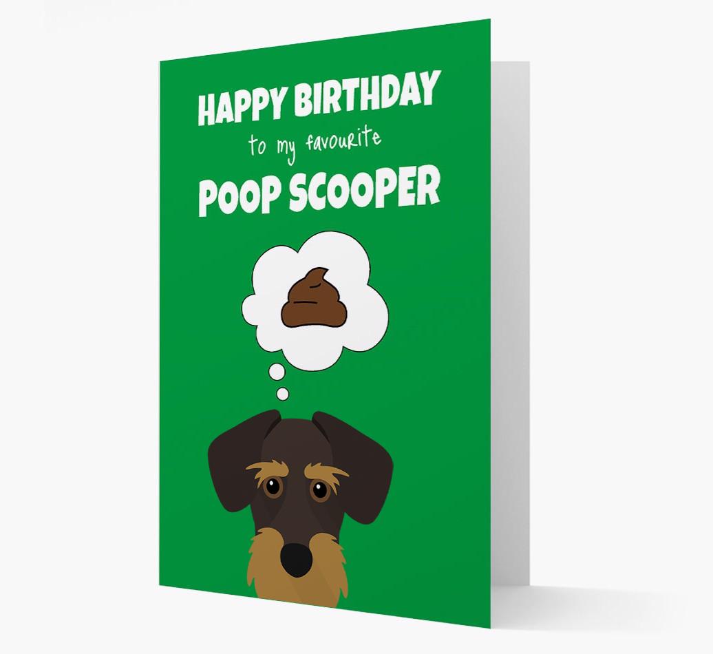 Card 'Poop Scooper' with {breedCommonName} Icon