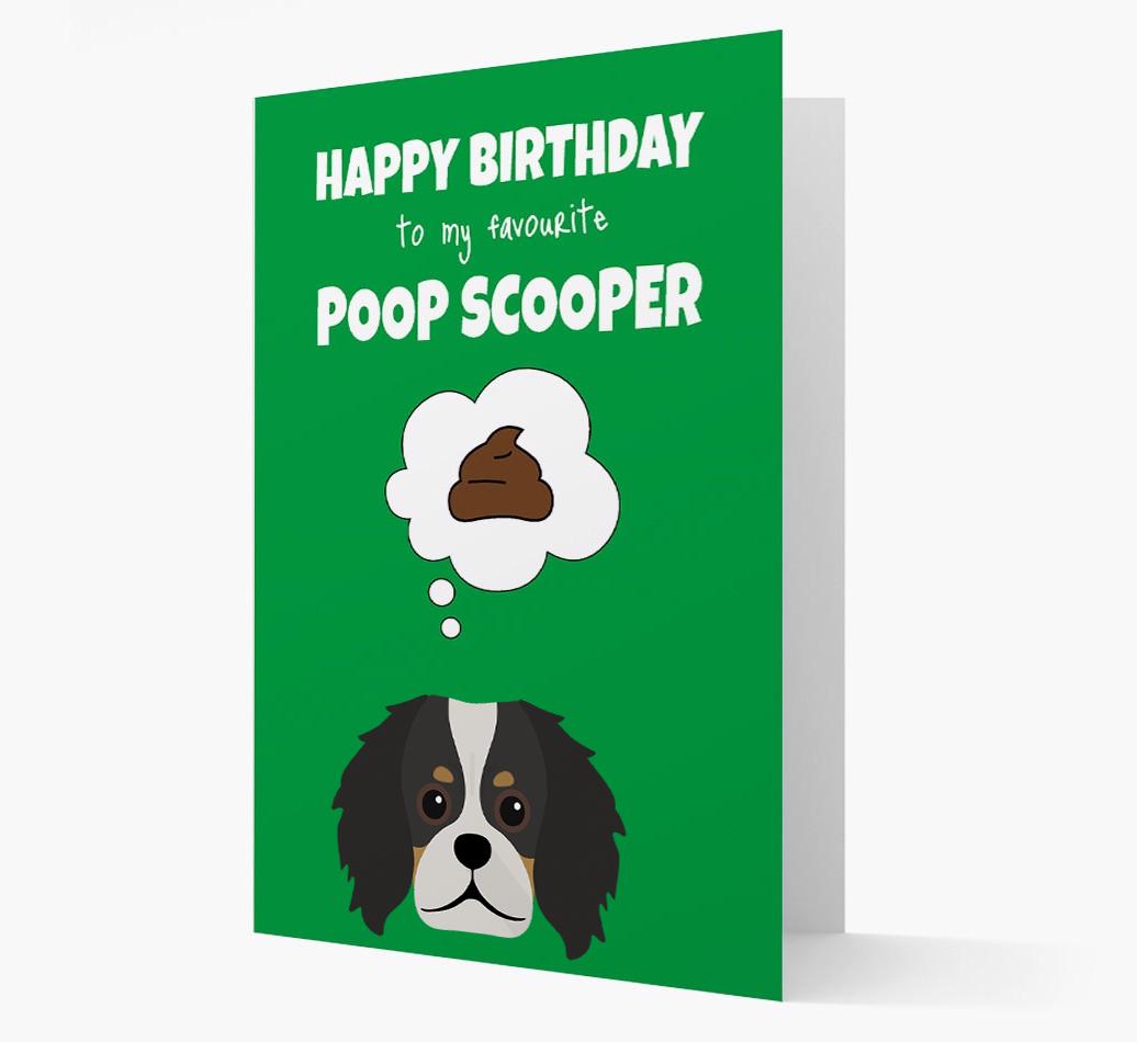 Card 'Poop Scooper' with {breedCommonName} Icon