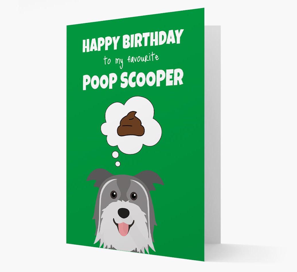 Card 'Poop Scooper' with {breedCommonName} Icon