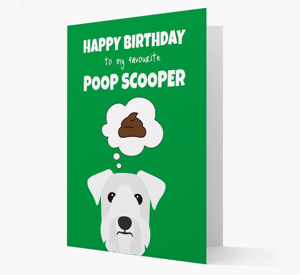 Card 'Poop Scooper' with {breedCommonName} Icon
