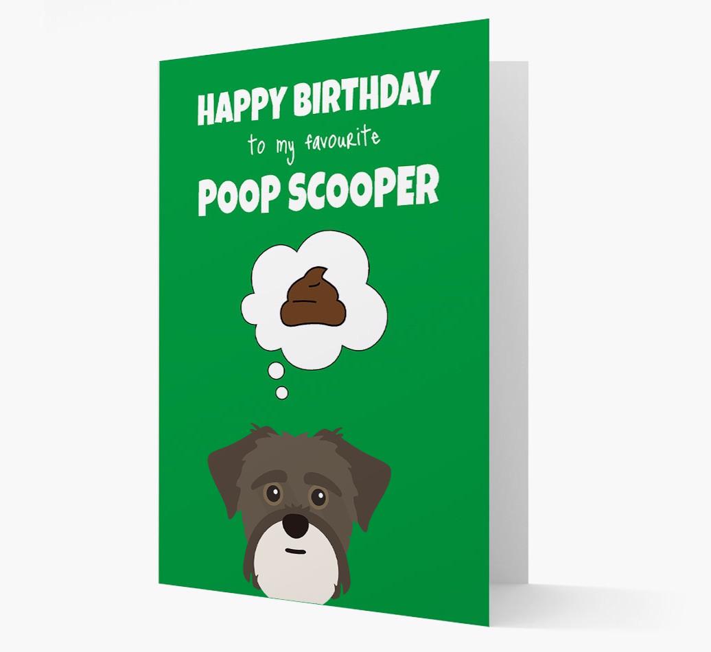 Card 'Poop Scooper' with {breedCommonName} Icon