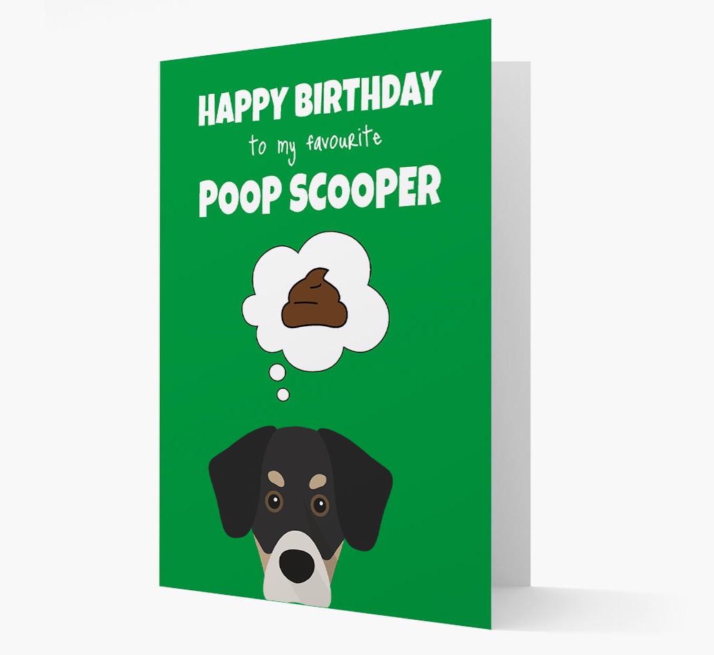 Card 'Poop Scooper' with {breedCommonName} Icon