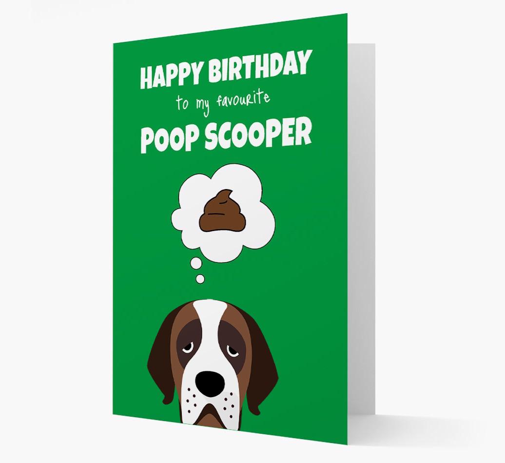 Card 'Poop Scooper' with {breedCommonName} Icon