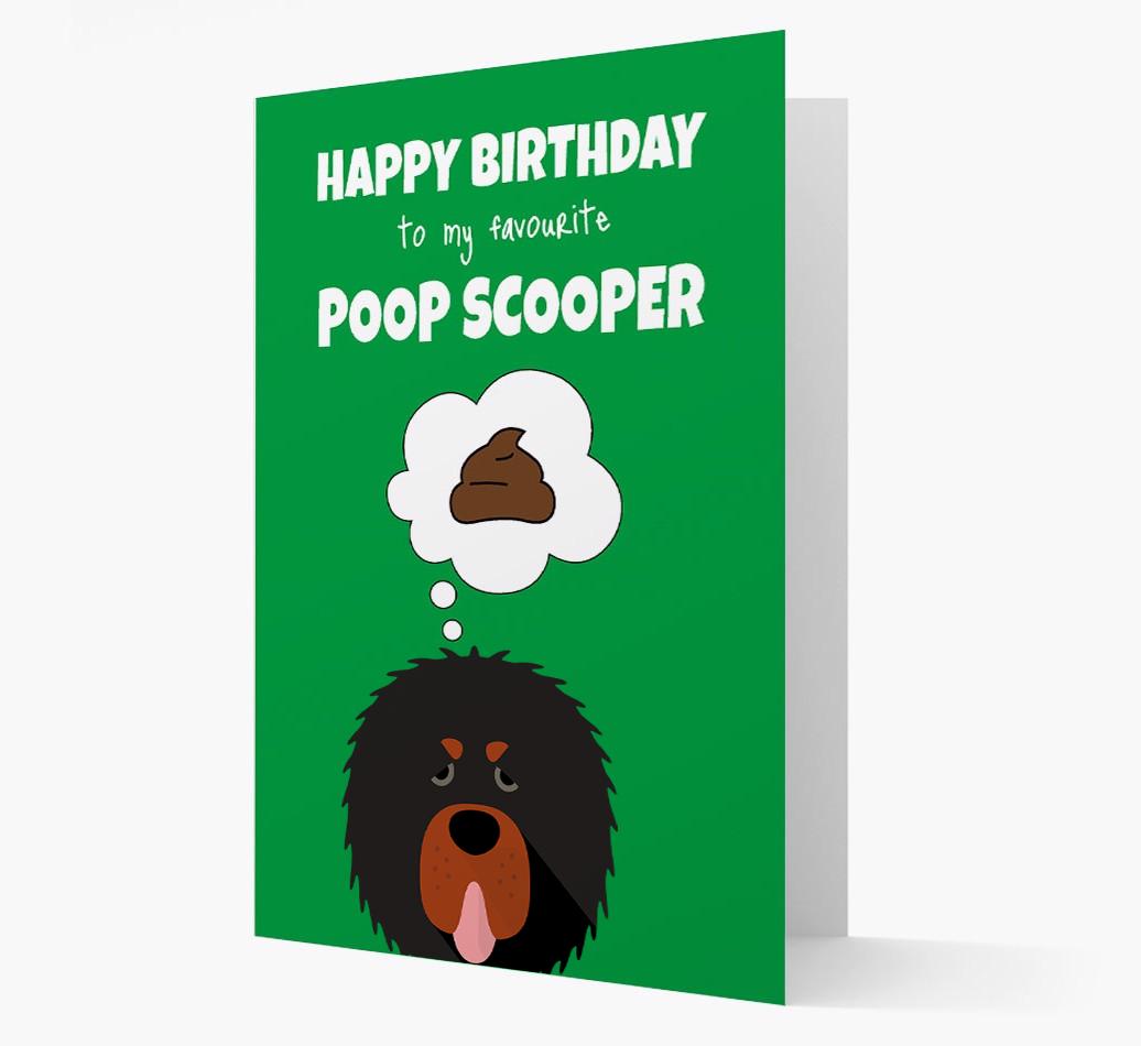 Card 'Poop Scooper' with {breedCommonName} Icon