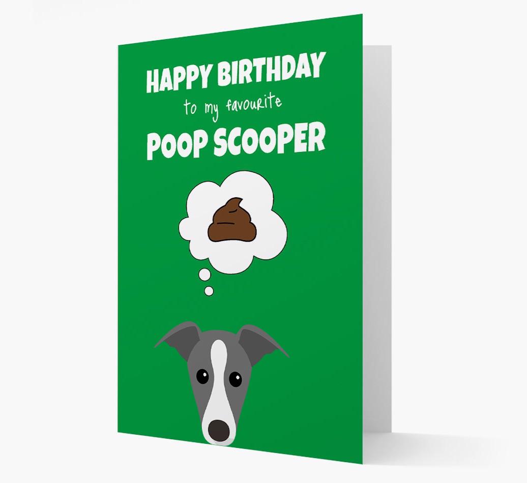 Card 'Poop Scooper' with {breedCommonName} Icon