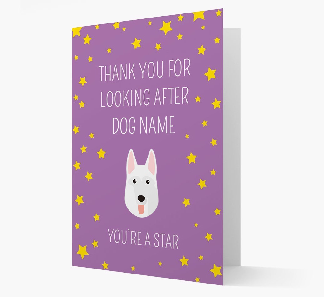 Personalized 'You're A Star' Thank You Card