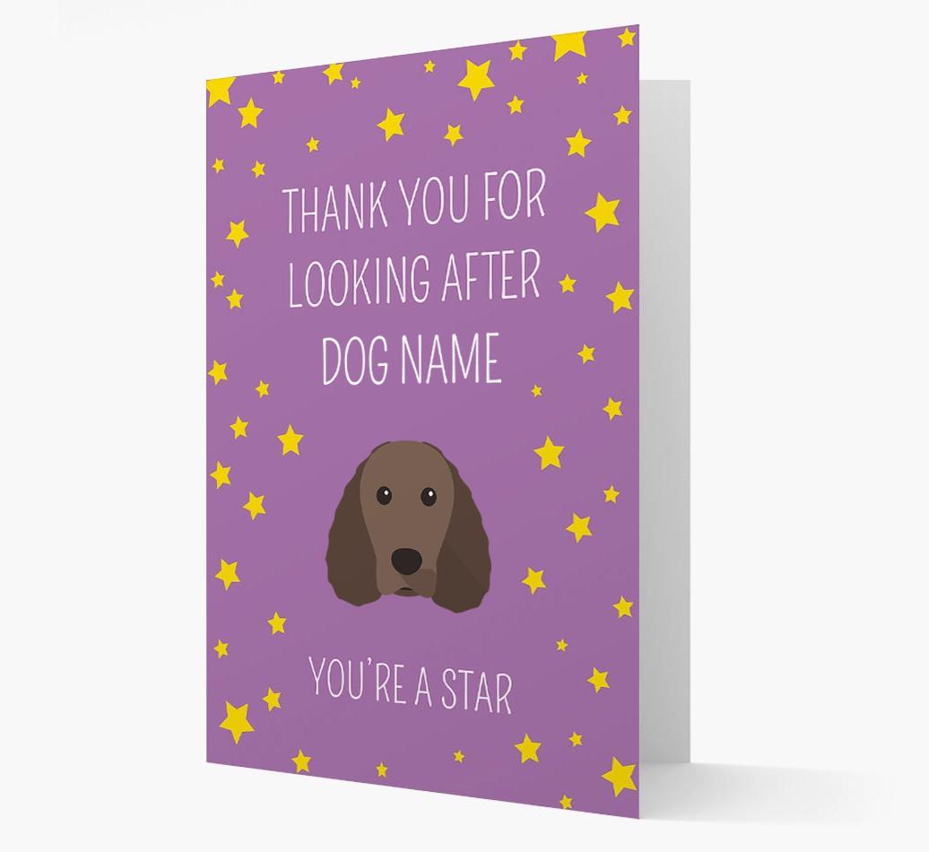 Personalized 'You're A Star' Thank You Card