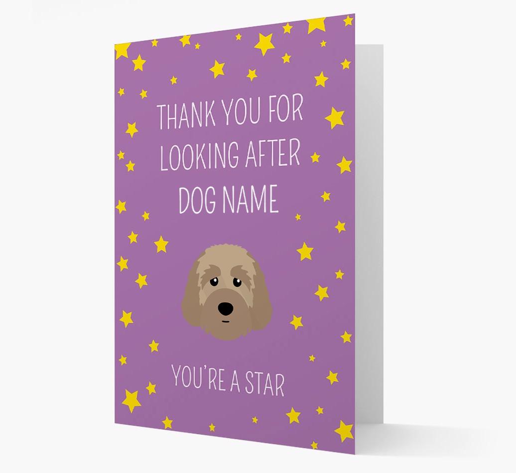 Personalized 'You're A Star' Thank You Card