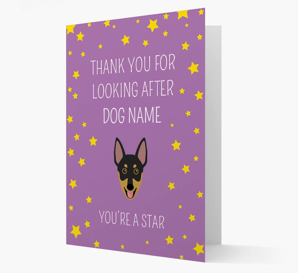 Personalized 'You're A Star' Thank You Card