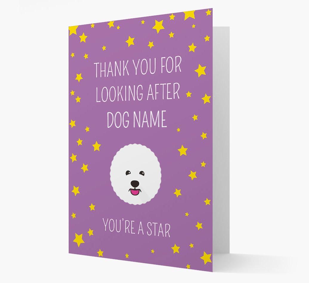Personalized 'You're A Star' Thank You Card