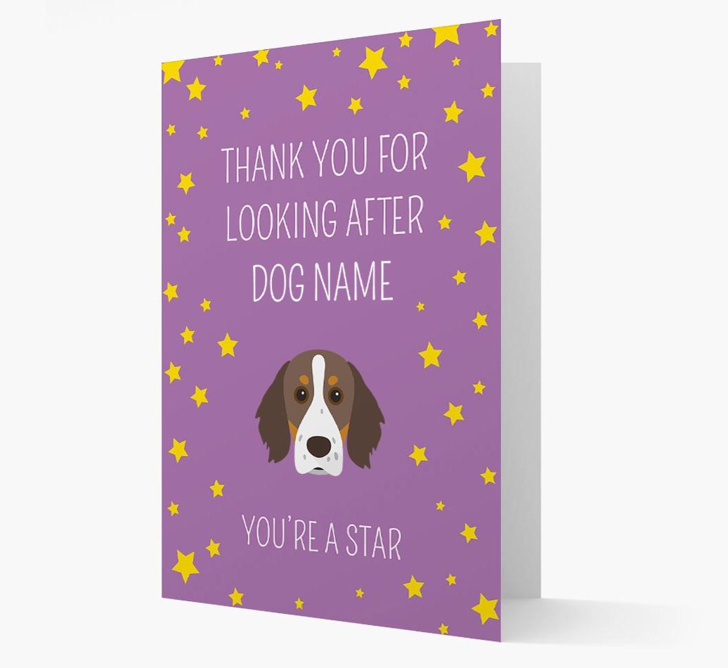 Personalized 'You're A Star' Thank You Card
