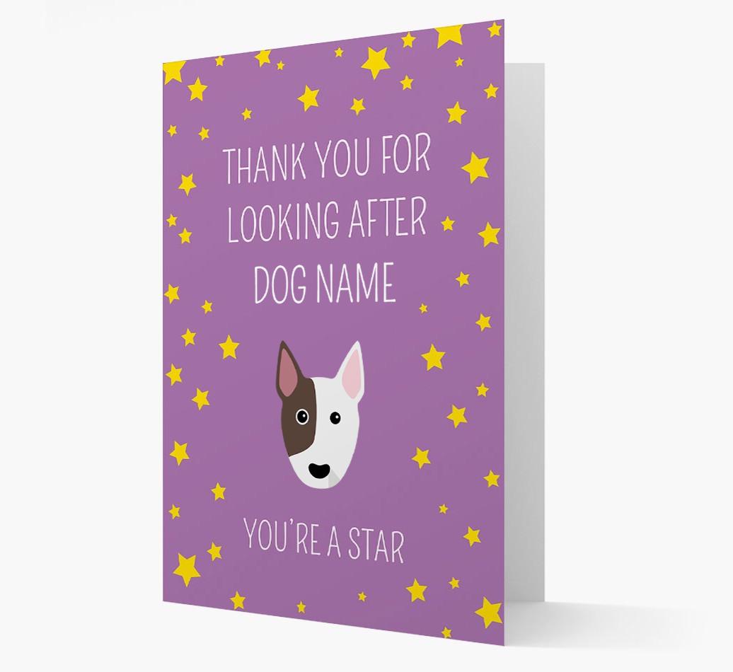 Personalized 'You're A Star' Thank You Card