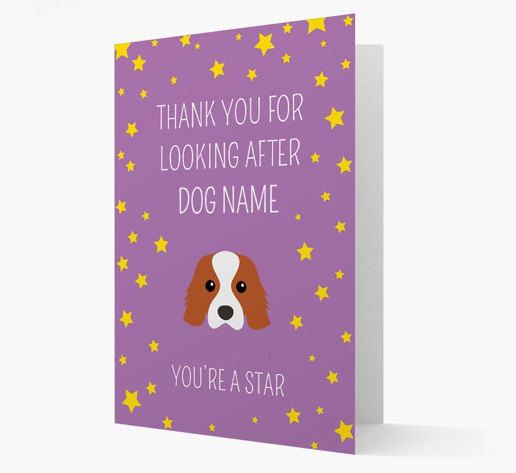 Personalized 'You're A Star' Thank You Card