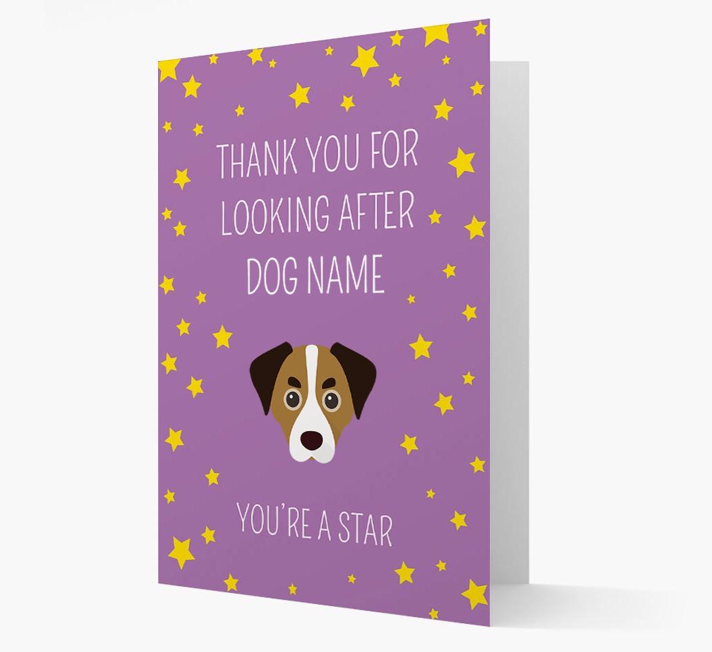 Personalized 'You're A Star' Thank You Card