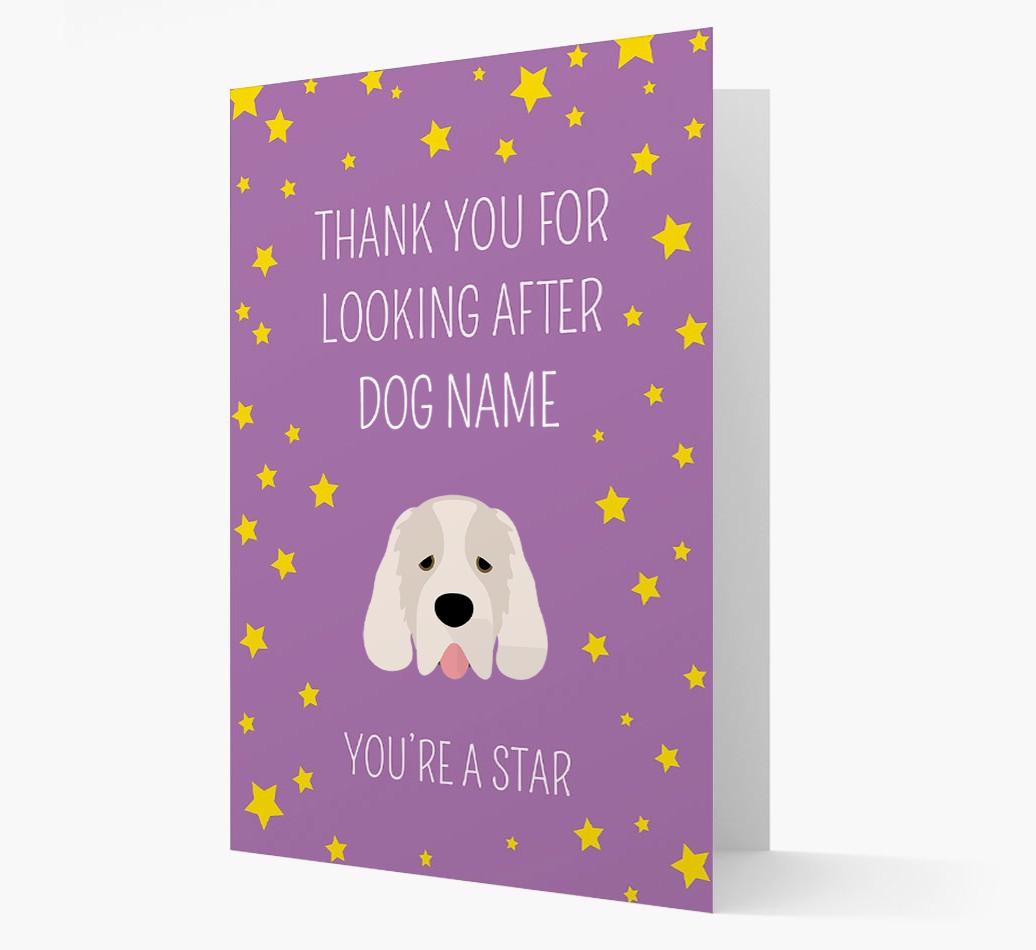 Personalized 'You're A Star' Thank You Card
