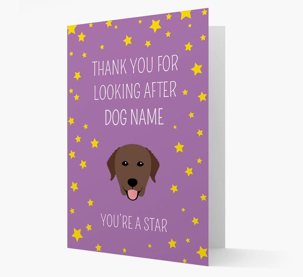 Personalized 'You're A Star' Thank You Card