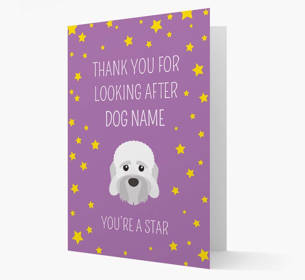 Personalized 'You're A Star' Thank You Card