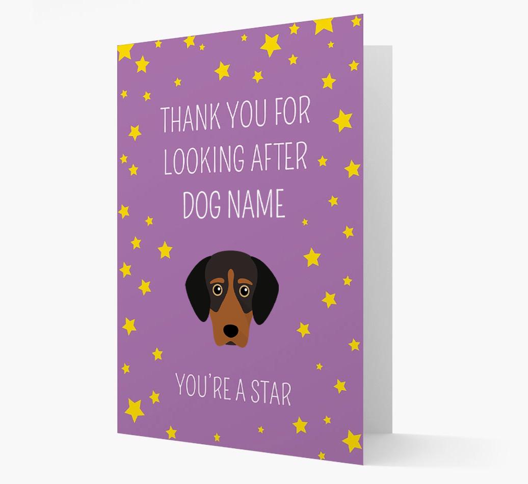 Personalized 'You're A Star' Thank You Card