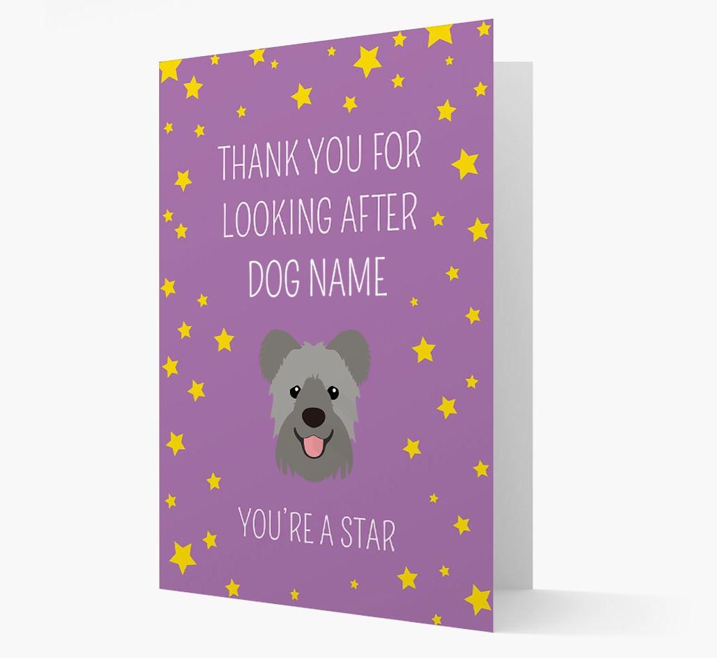 Personalized 'You're A Star' Thank You Card