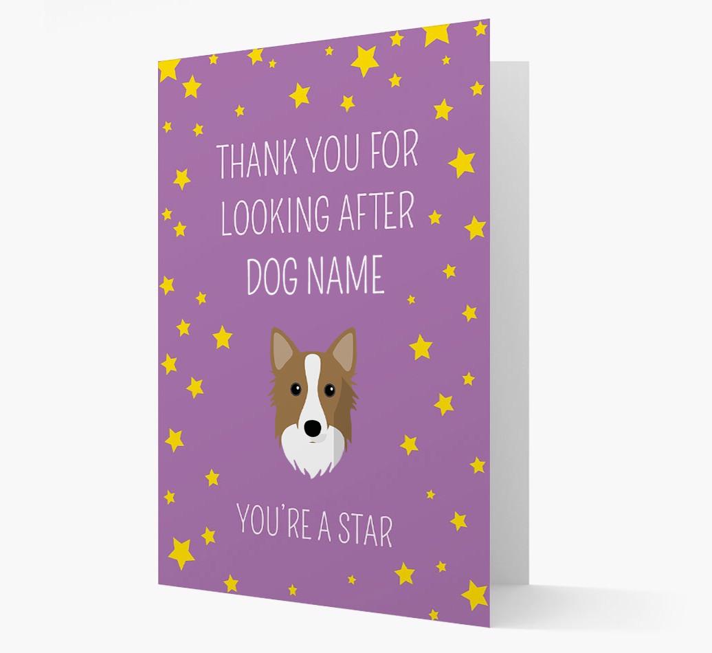 Personalized 'You're A Star' Thank You Card
