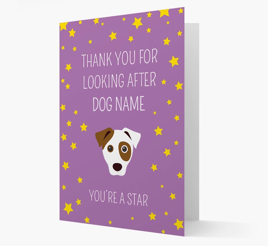 Personalized 'You're A Star' Thank You Card