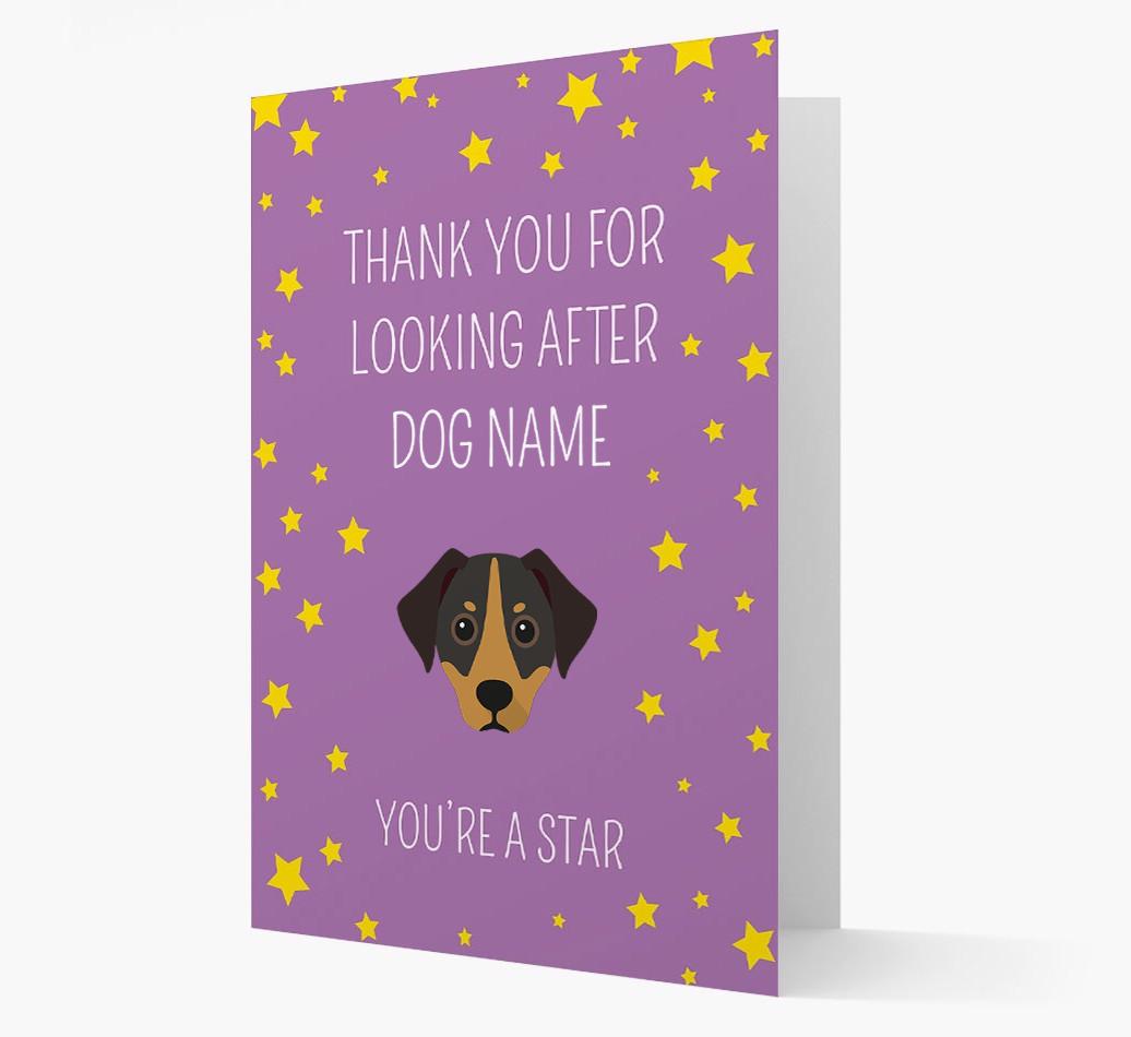Personalized 'You're A Star' Thank You Card
