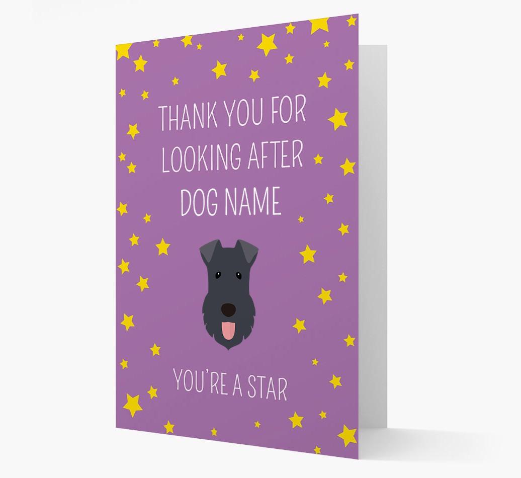 Personalized 'You're A Star' Thank You Card