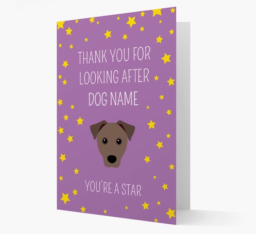 Personalized 'You're A Star' Thank You Card