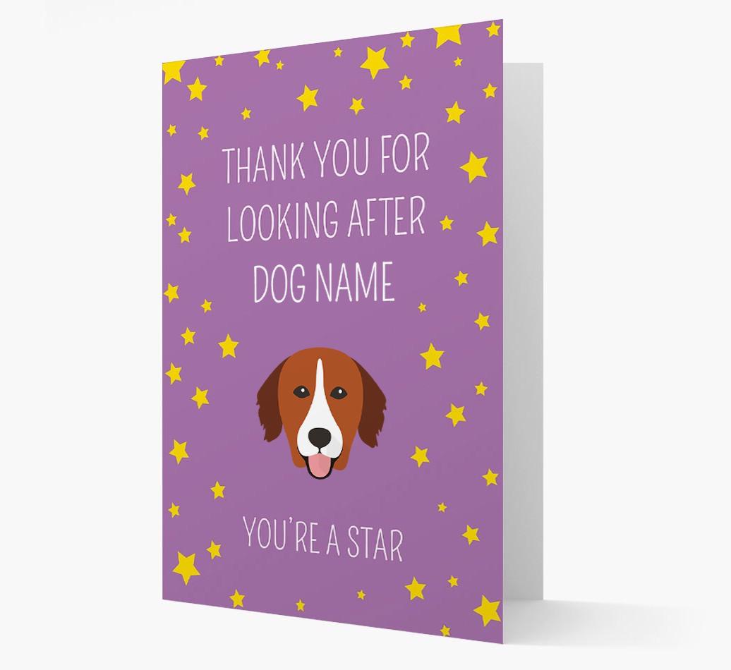 Personalized 'You're A Star' Thank You Card