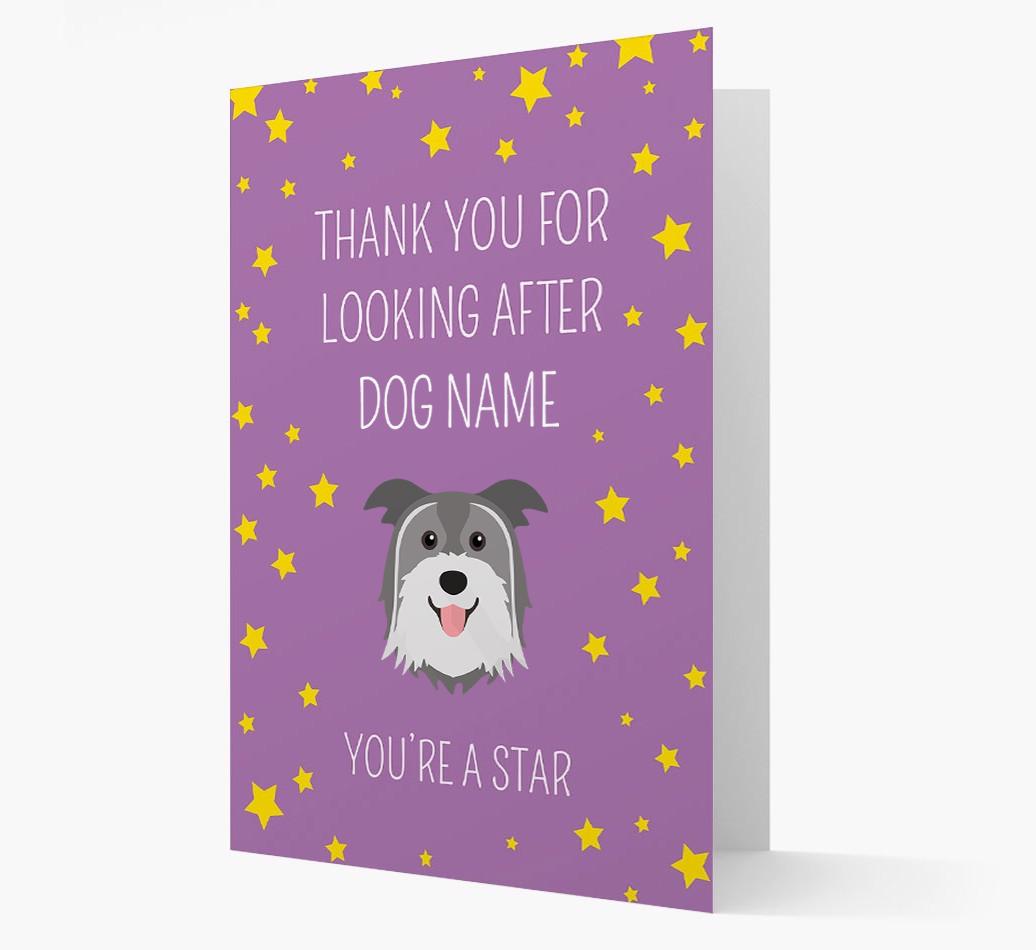 Personalized 'You're A Star' Thank You Card
