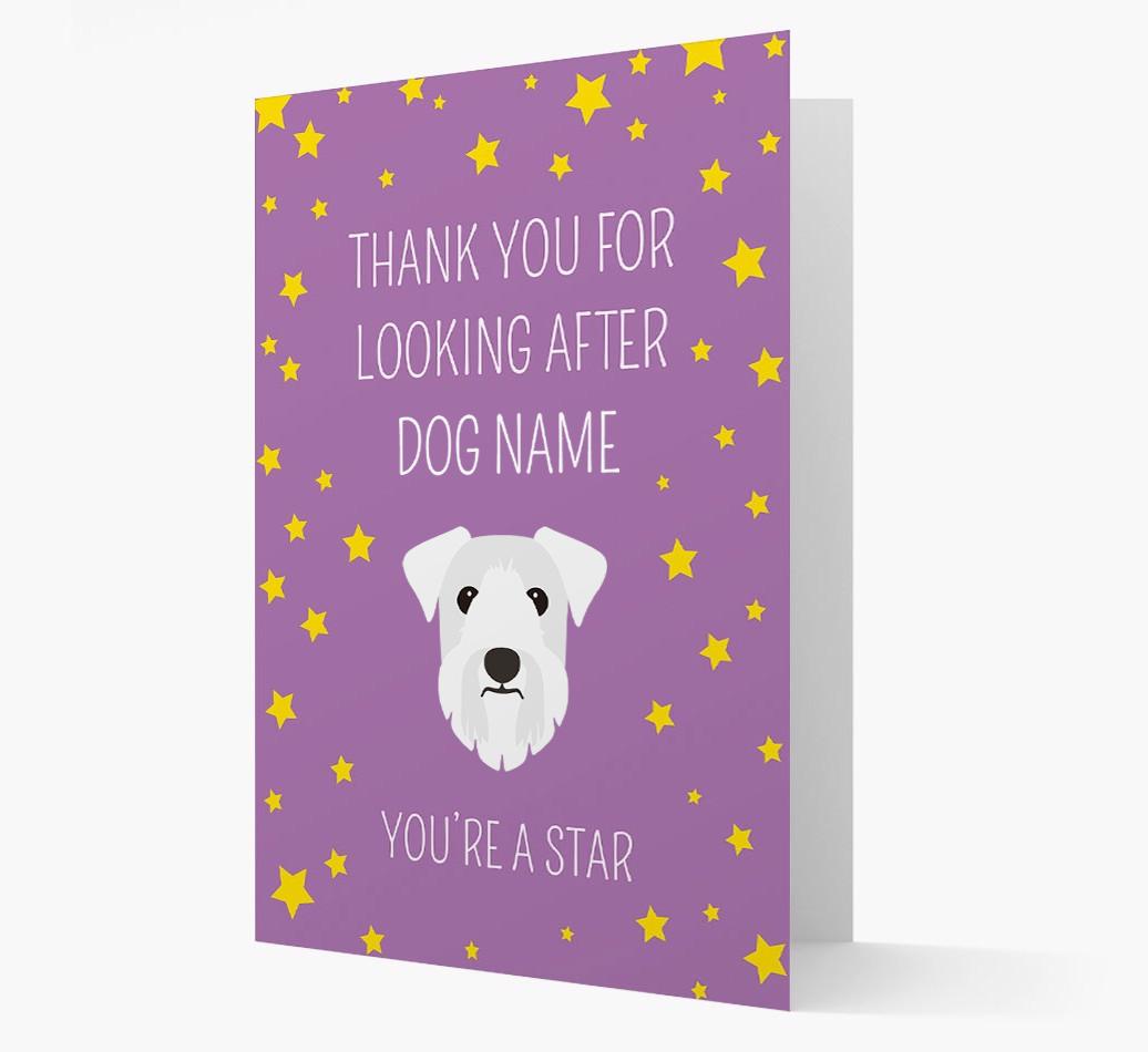 Personalized 'You're A Star' Thank You Card