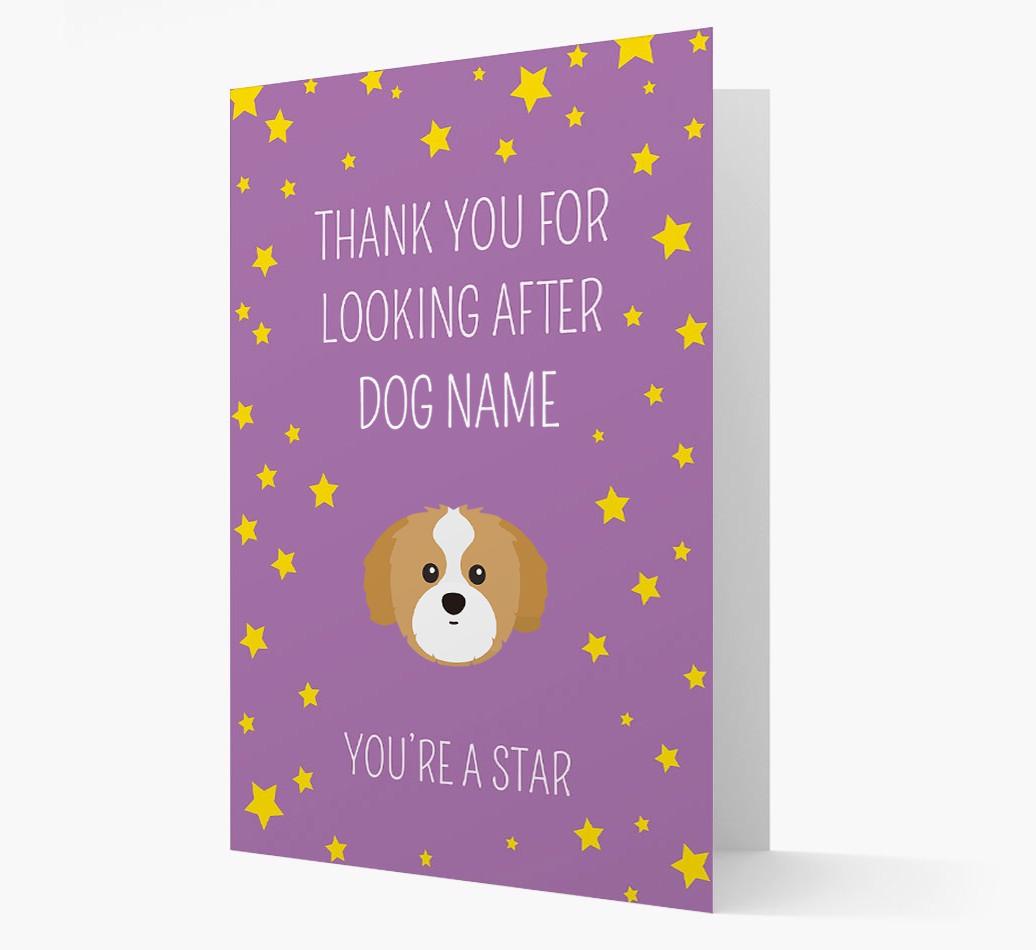 Personalized 'You're A Star' Thank You Card