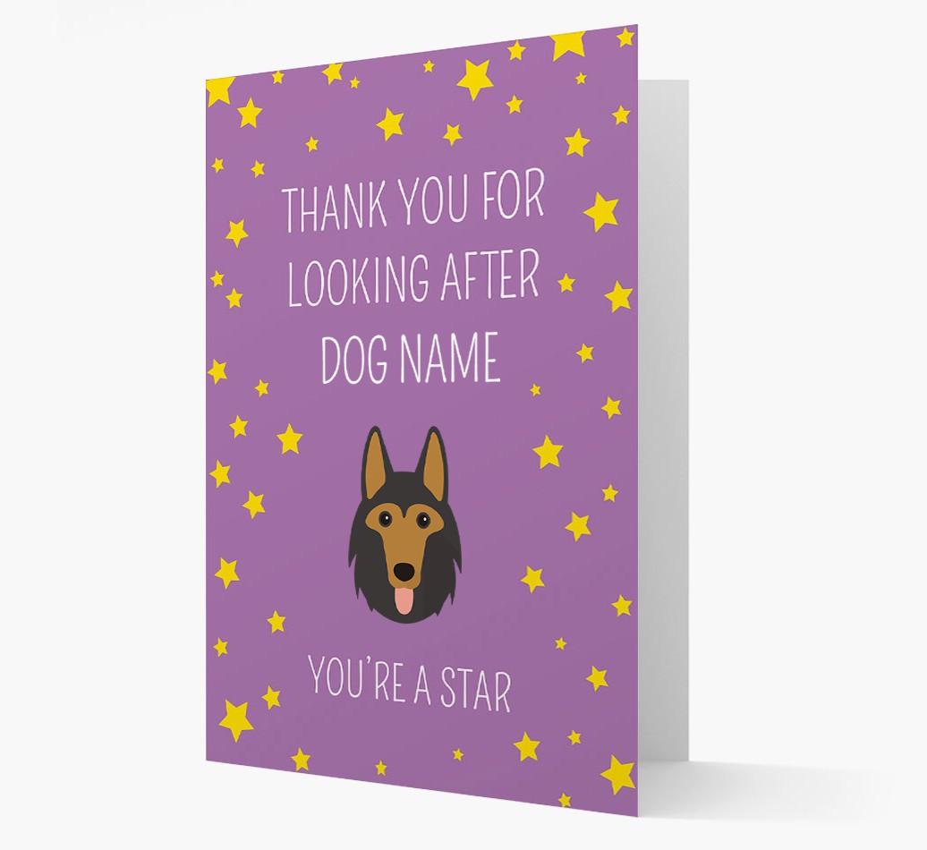 Personalized 'You're A Star' Thank You Card