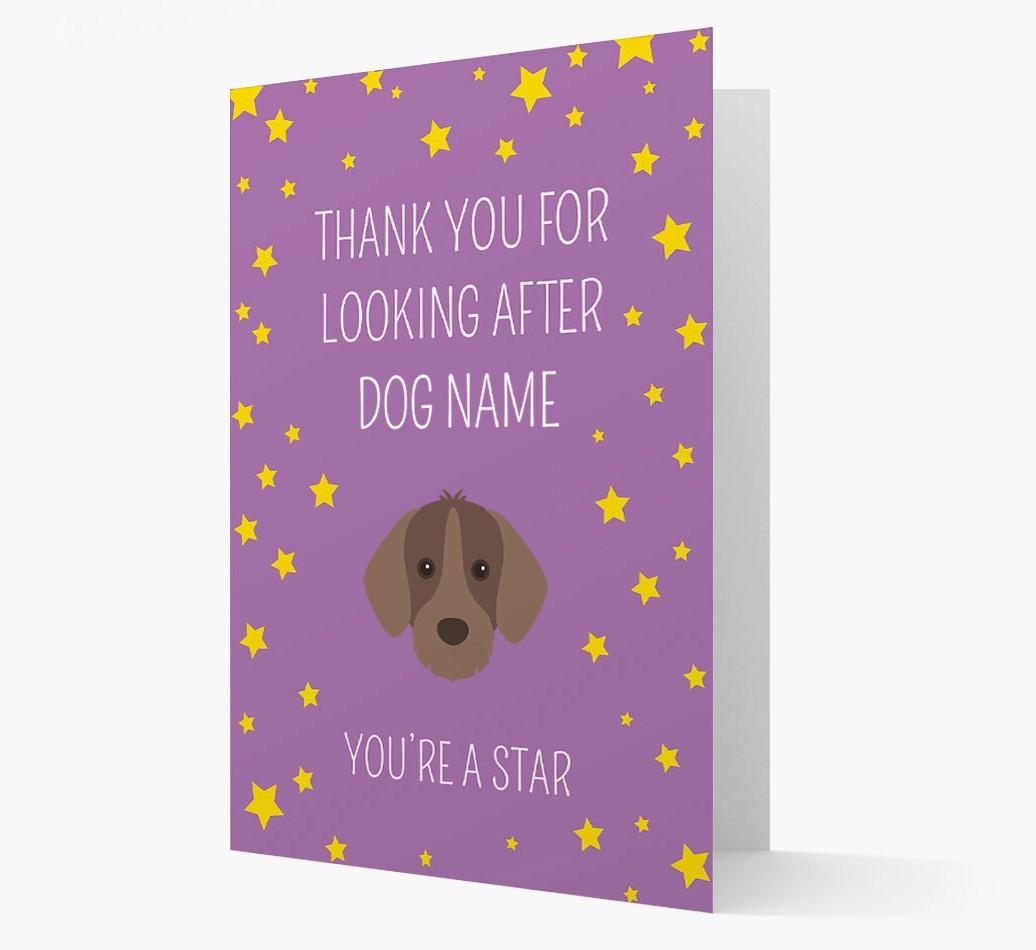 Personalized 'You're A Star' Thank You Card