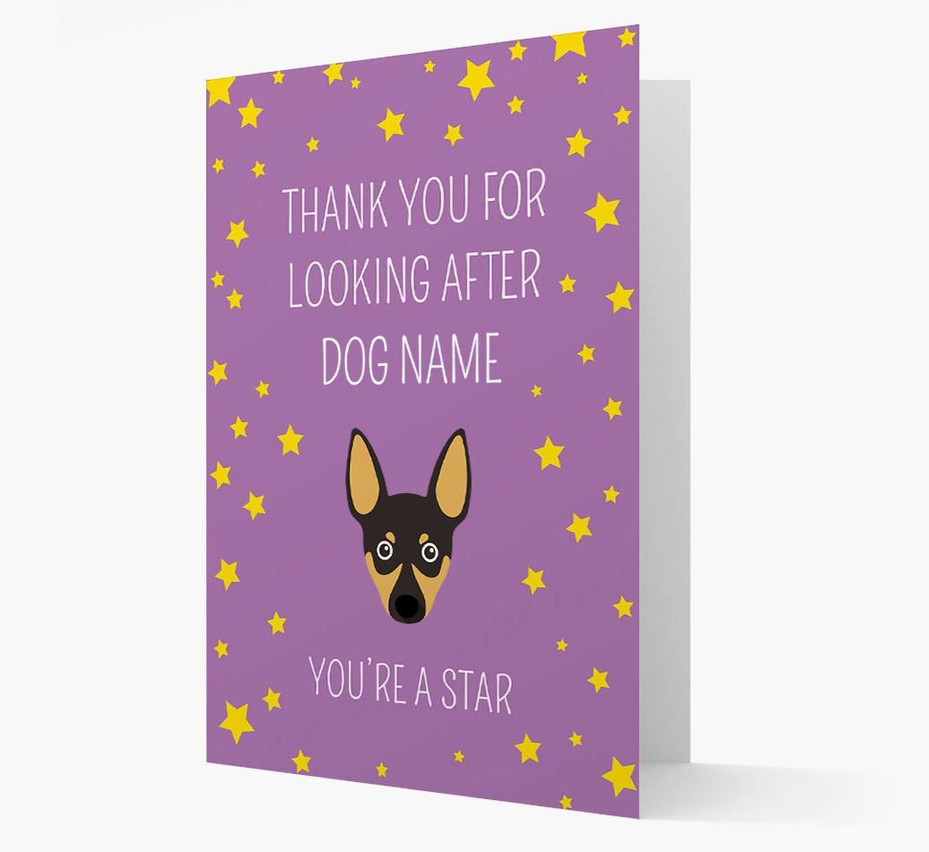 Personalized 'You're A Star' Thank You Card