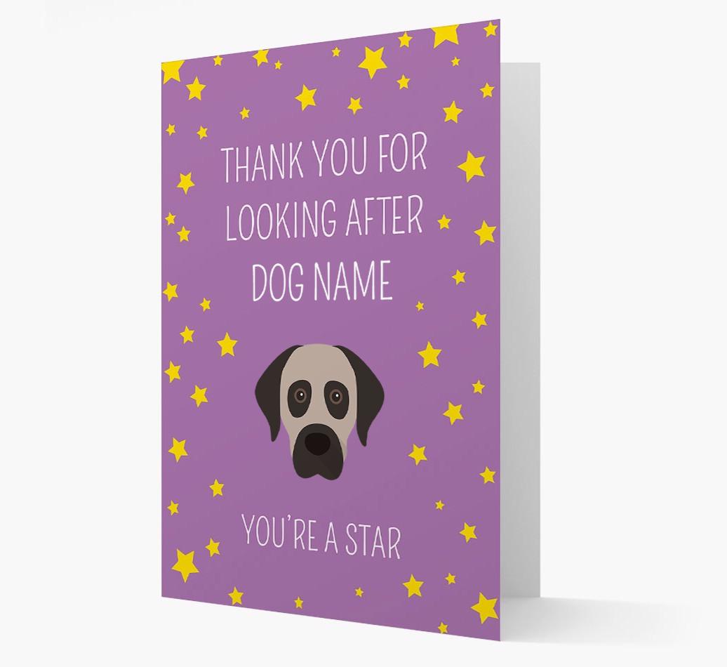 Personalized 'You're A Star' Thank You Card