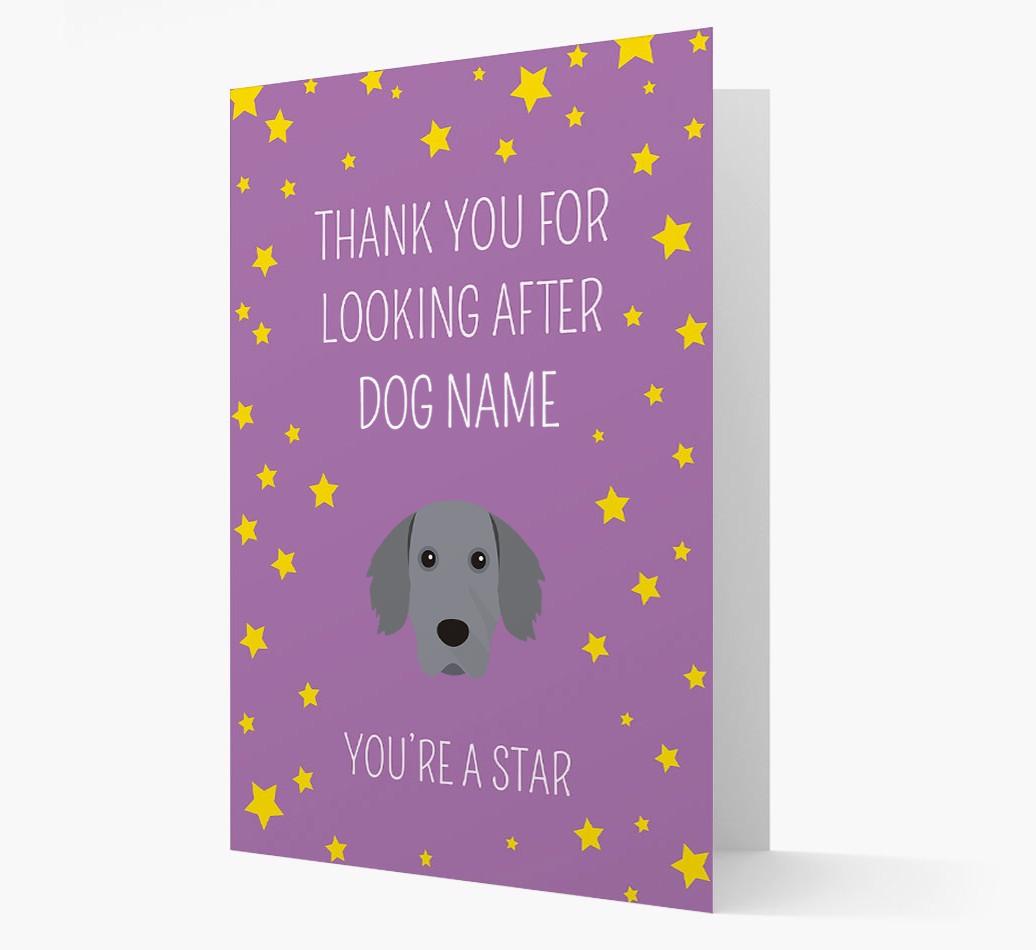 Personalized 'You're A Star' Thank You Card