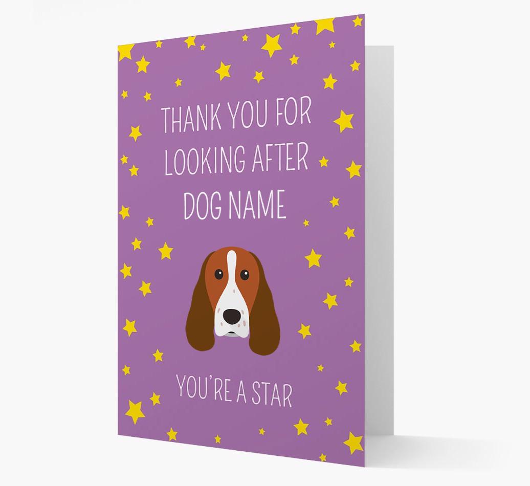 Personalized 'You're A Star' Thank You Card