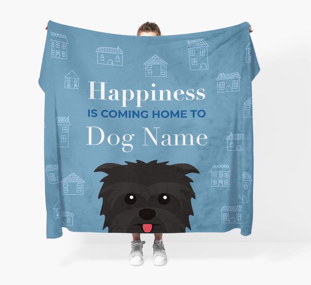 Happiness Is: Personalized {breedFullName} Throw Blanket