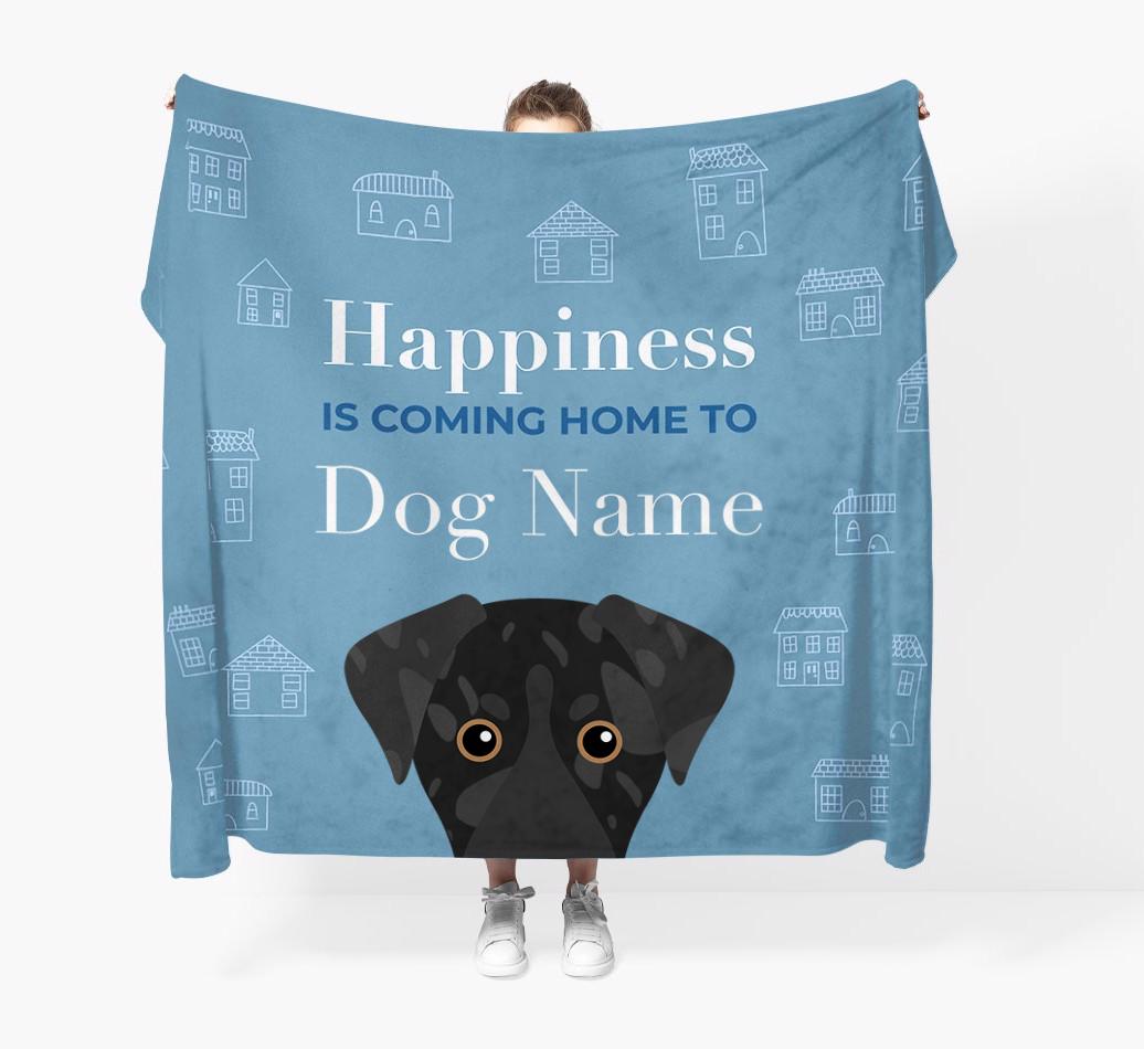 Happiness Is: Personalized {breedFullName} Throw Blanket