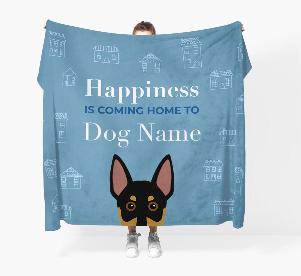 Happiness Is: Personalized {breedFullName} Throw Blanket