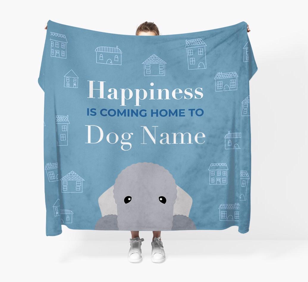 Happiness Is: Personalized {breedFullName} Throw Blanket