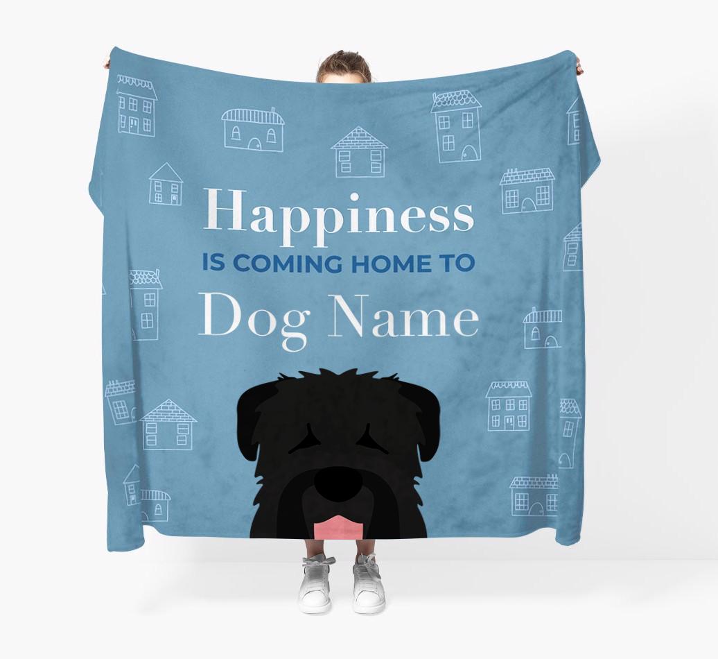 Happiness Is: Personalized {breedFullName} Throw Blanket
