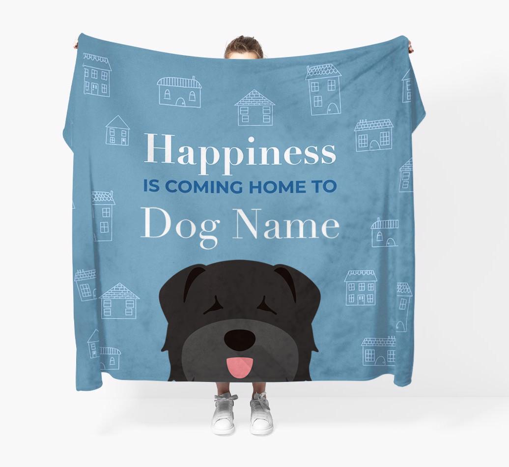 Happiness Is: Personalized {breedFullName} Throw Blanket