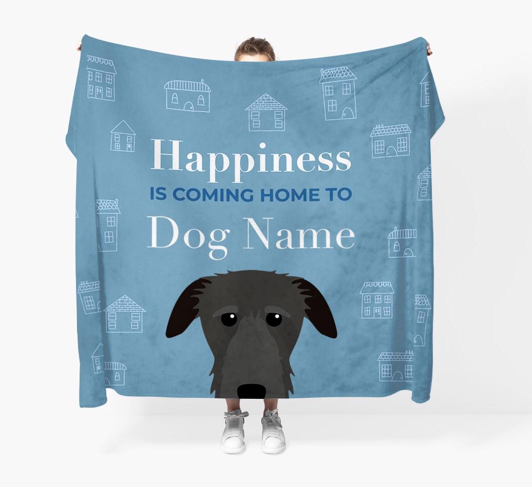 Happiness Is: Personalized {breedFullName} Throw Blanket