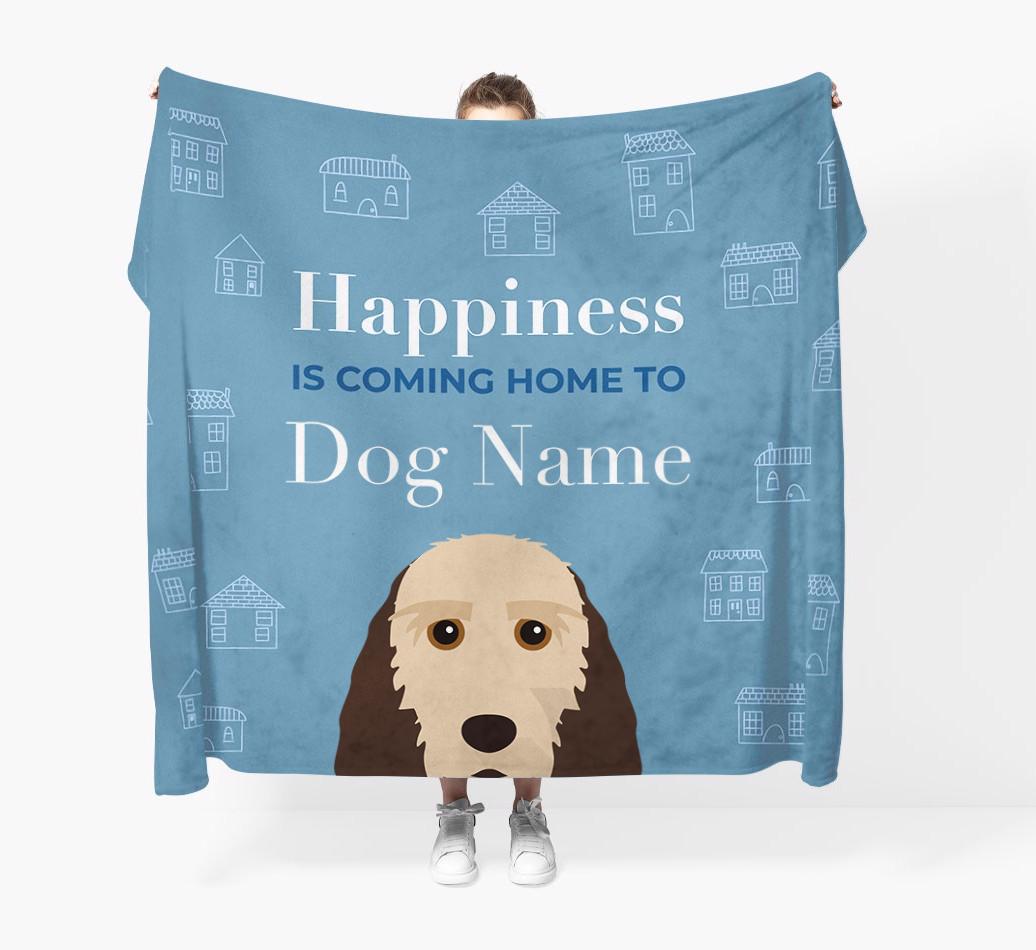 Happiness Is: Personalized {breedFullName} Throw Blanket